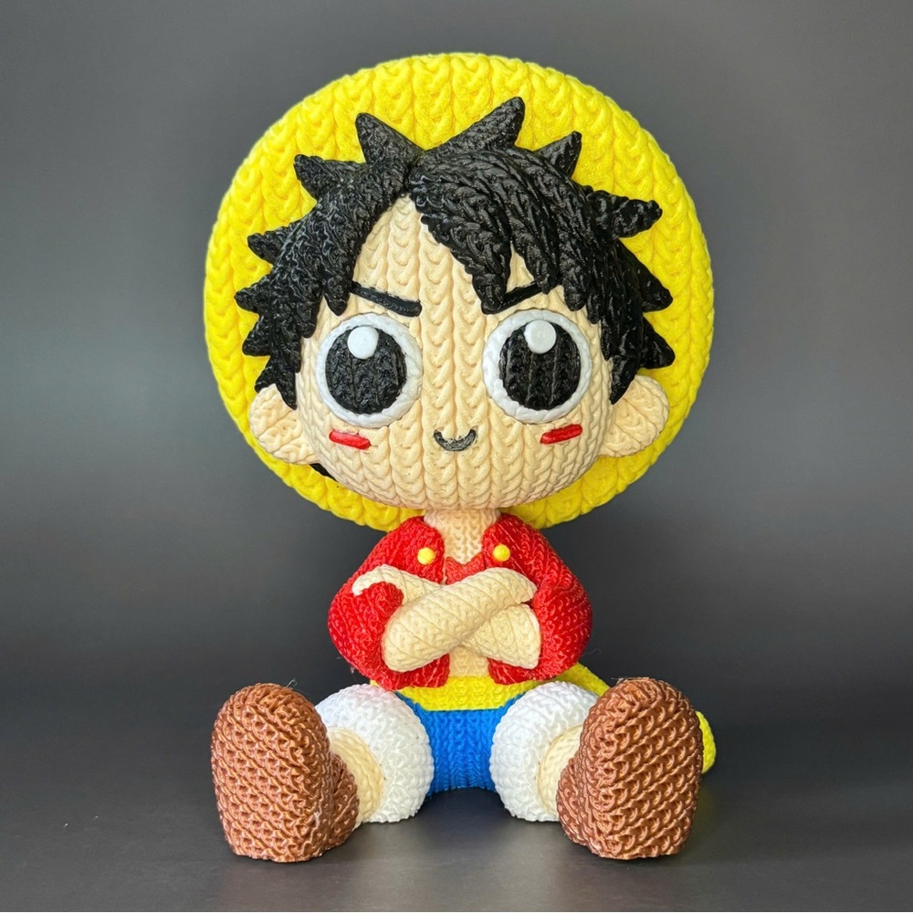 Luffy mini figure display